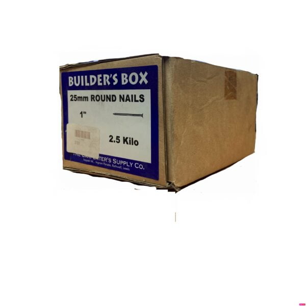 25MM ROUND NAILS 2.5KG BOX scaled 1