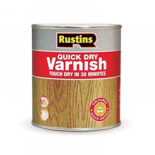 RUSTINS QUICK DRY CLEAR VARNISH GLOSS